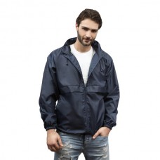 Μπουφάν unisex αδιάβροχο 216 με επένδυση jersey Μπλε Χρώμα